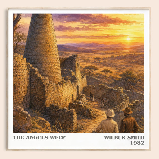 The Angels Weep Literary Art Print by Wilbur Smith