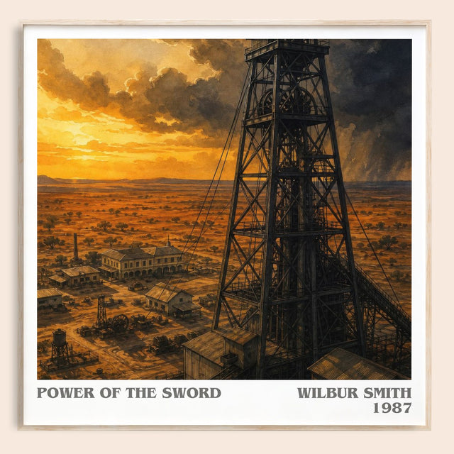 Power of the Sword Literary Art Print by Wilbur Smith