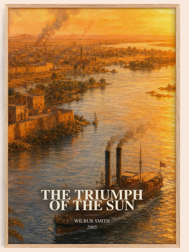 The Triumph of the Sun Book Watercolour Illustration by Wilbur Smith