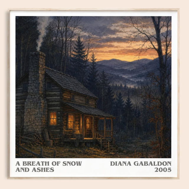 A Breath of Snow and Ashes Literary Art Print by Diana Gabaldon