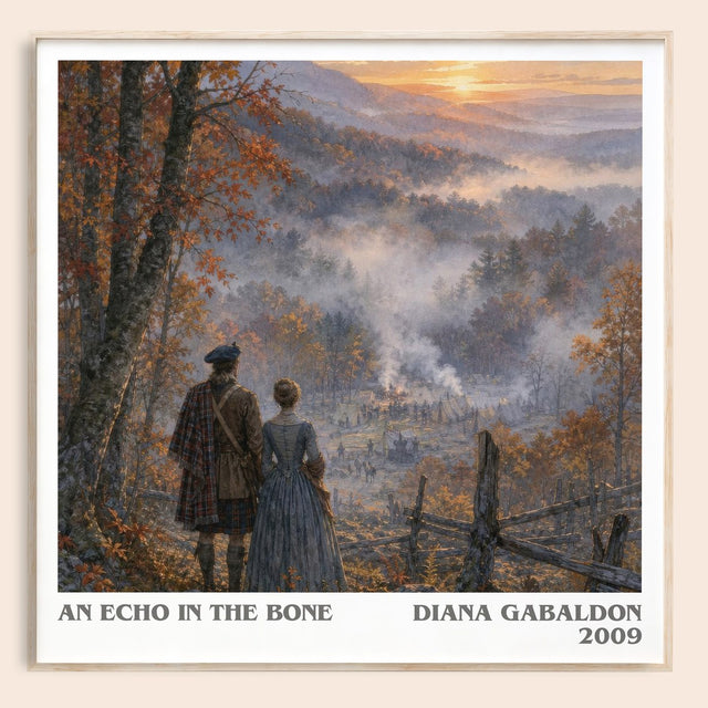 An Echo in the Bone Literary Art Print by Diana Gabaldon