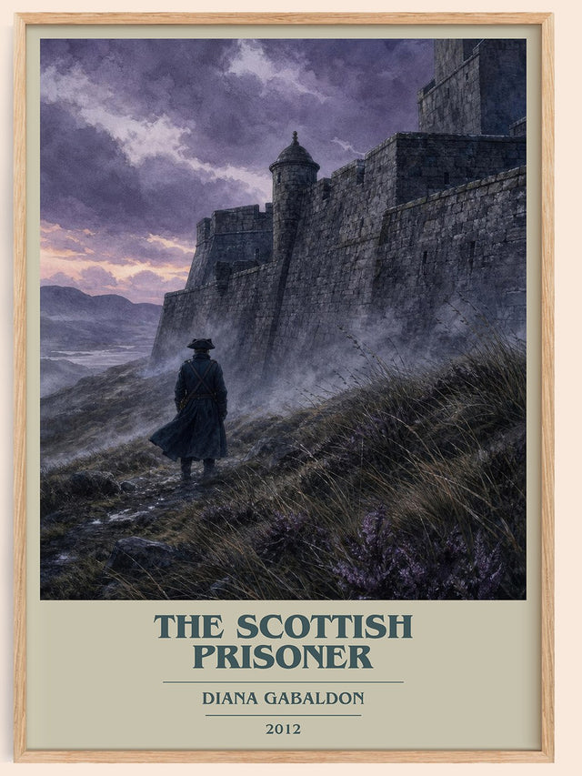 The Scottish Prisoner Book Cover Poster by Diana Gabaldon