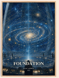 Foundation Book Watercolour Illustration by Isaac Asimov