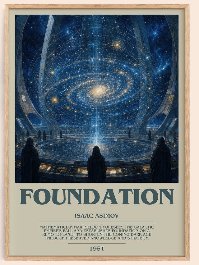 Foundation Bookish Wall Art by Isaac Asimov