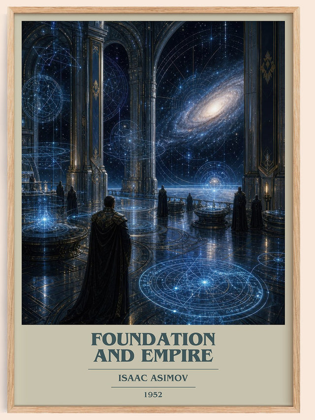 Foundation and Empire Book Cover Poster by Isaac Asimov