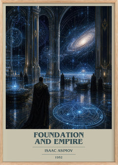 Foundation and Empire Book Cover Poster by Isaac Asimov