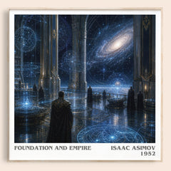 Foundation and Empire Literary Art Print by Isaac Asimov