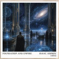 Foundation and Empire Literary Art Print by Isaac Asimov