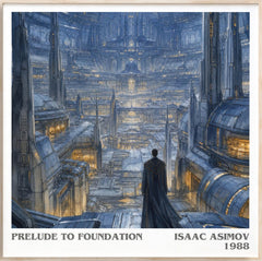 Prelude to Foundation Literary Art Print by Isaac Asimov