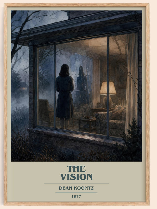 The Vision Book Cover Poster by Dean Koontz