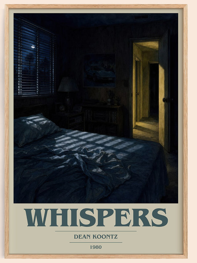 Whispers Book Cover Poster by Dean Koontz