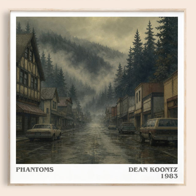 Phantoms Literary Art Print by Dean Koontz
