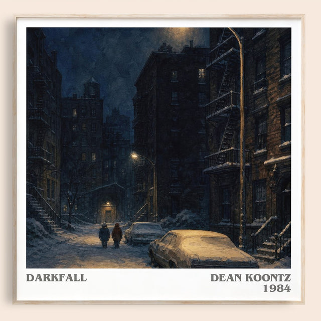 Darkfall Literary Art Print by Dean Koontz