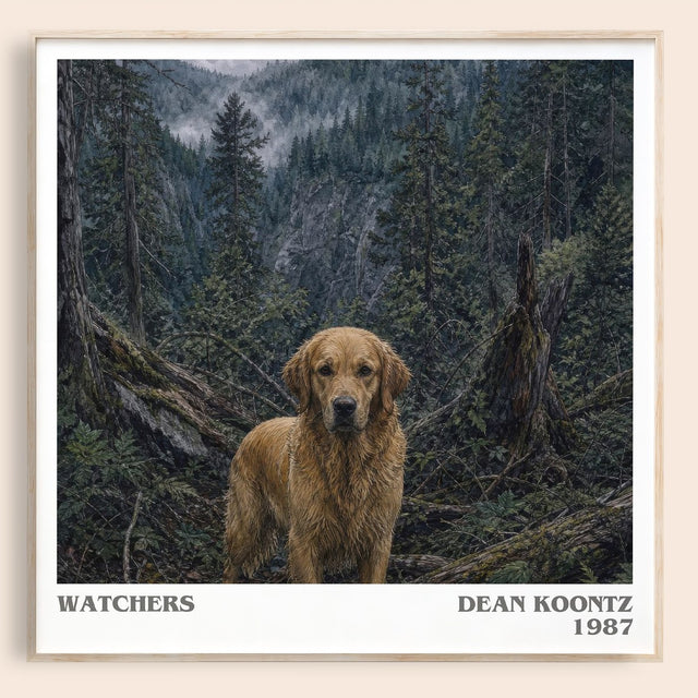 Watchers Literary Art Print by Dean Koontz
