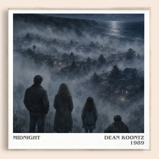 Midnight Literary Art Print by Dean Koontz