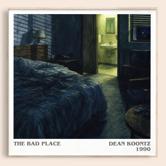 The Bad Place Literary Art Print by Dean Koontz
