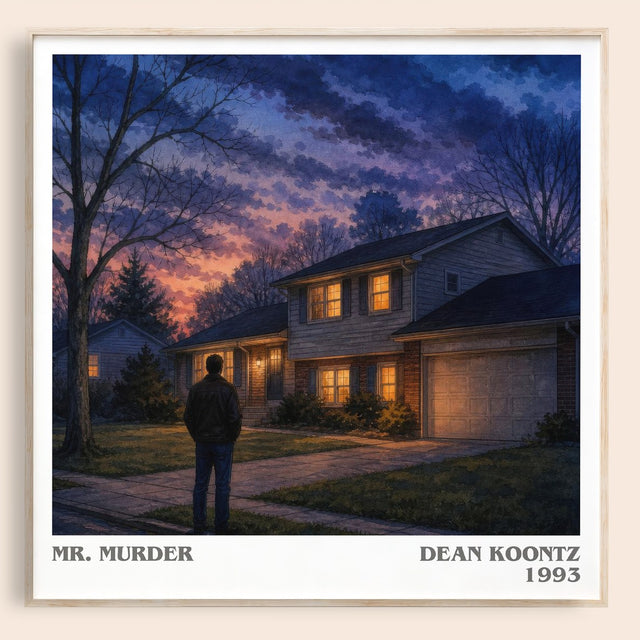 Mr. Murder Literary Art Print by Dean Koontz