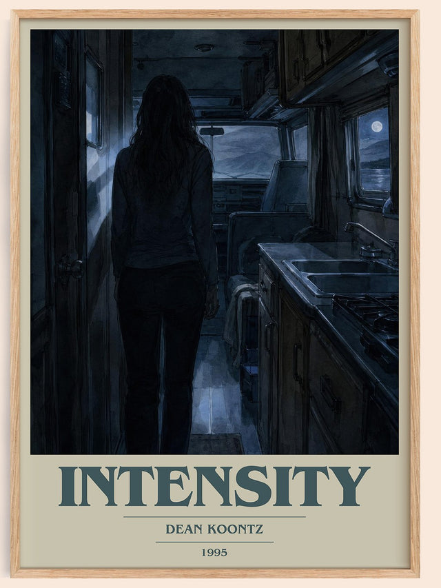 Intensity Book Cover Poster by Dean Koontz