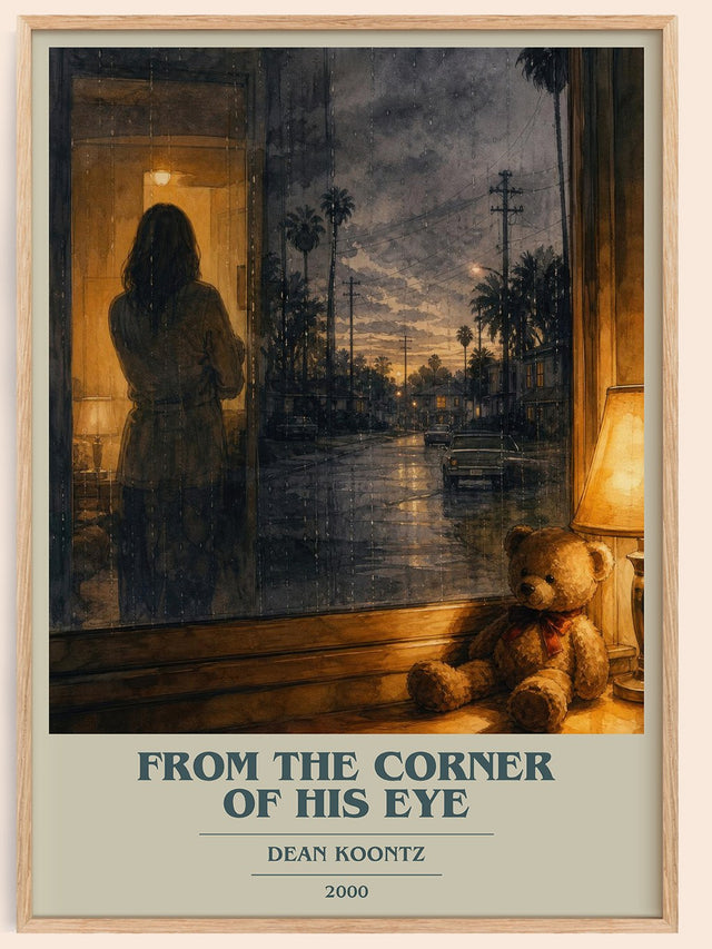 From the Corner of His Eye Book Cover Poster by Dean Koontz