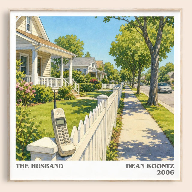 The Husband Literary Art Print by Dean Koontz