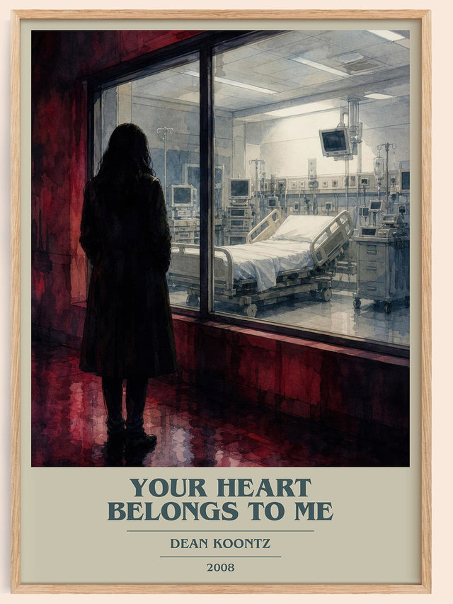 Your Heart Belongs to Me Book Cover Poster by Dean Koontz