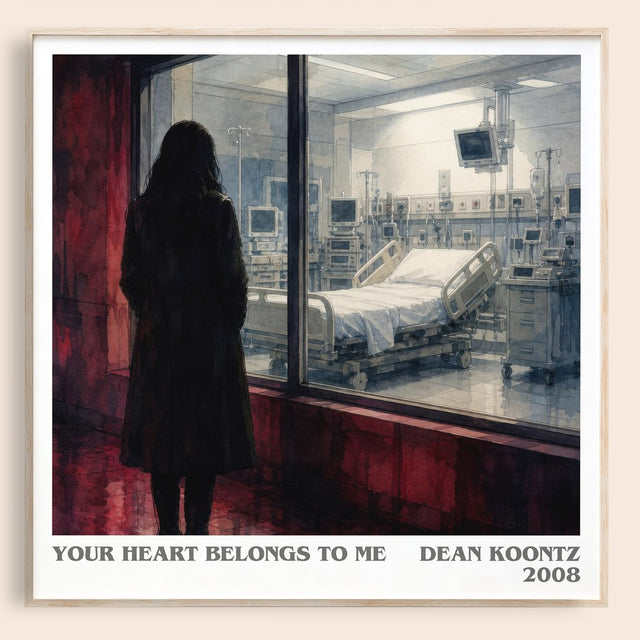 Your Heart Belongs to Me Literary Art Print by Dean Koontz