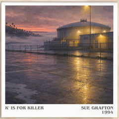 K' Is for Killer Literary Art Print by Sue Grafton