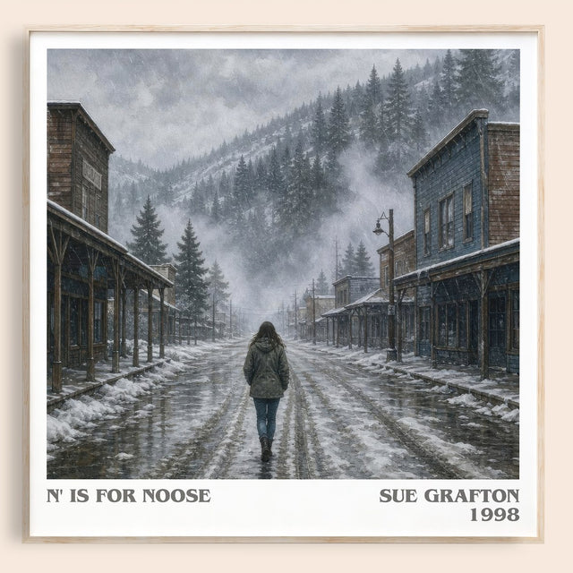 N' Is for Noose Literary Art Print by Sue Grafton