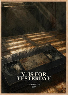 Y' Is for Yesterday Book Watercolour Illustration by Sue Grafton
