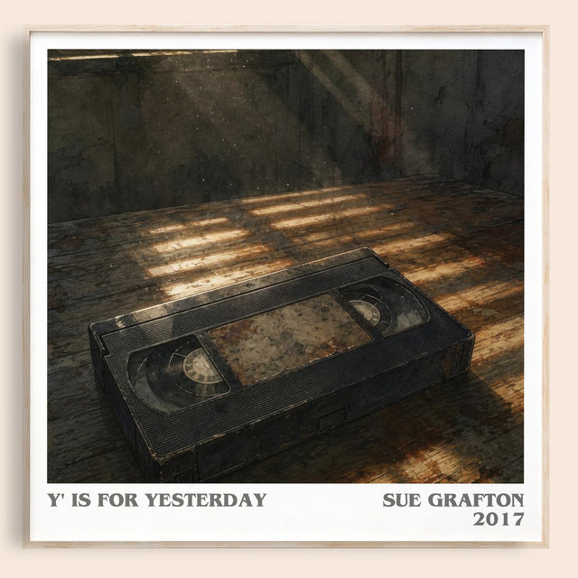Y' Is for Yesterday Literary Art Print by Sue Grafton