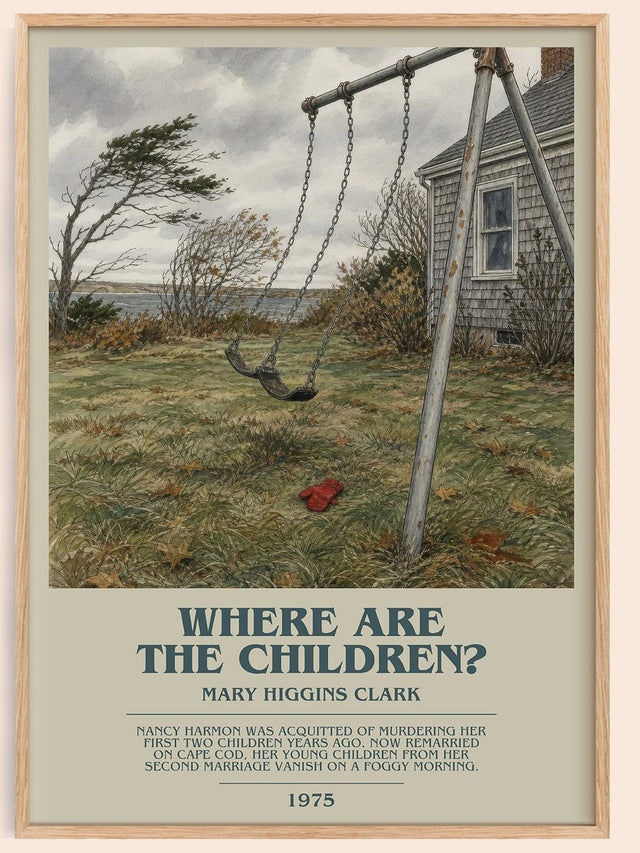 Where Are the Children? Bookish Wall Art by Mary Higgins Clark