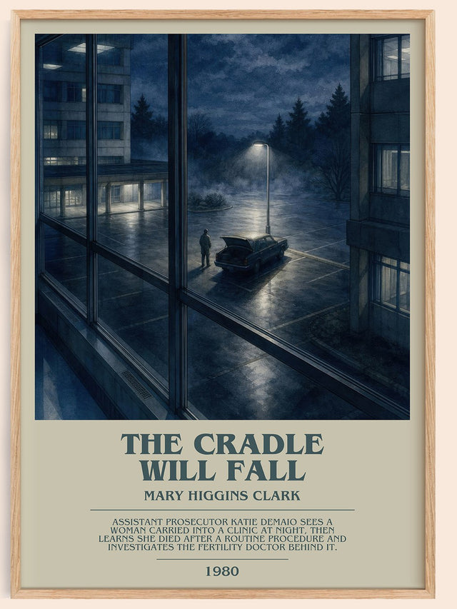 The Cradle Will Fall Bookish Wall Art by Mary Higgins Clark