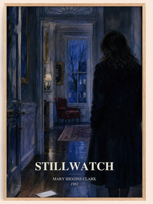 Stillwatch Book Watercolour Illustration by Mary Higgins Clark