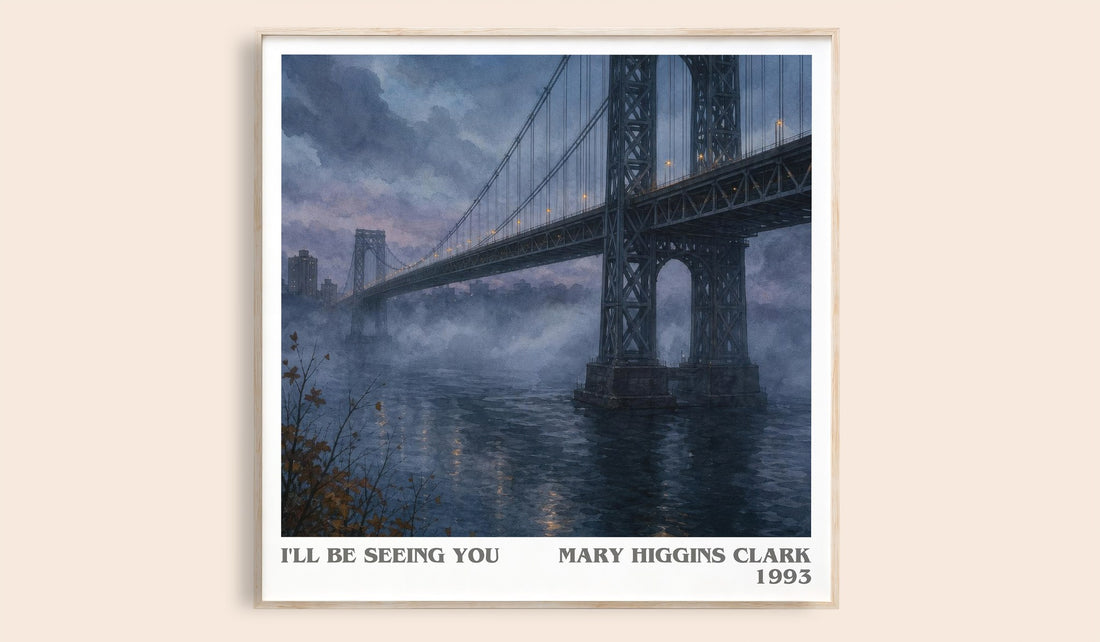 I'll Be Seeing You literary book poster by Mary Higgins Clark – framed literary art print