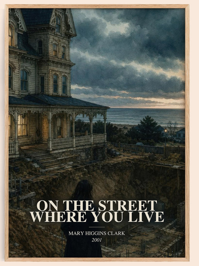 On the Street Where You Live Book Watercolour Illustration by M. Clark