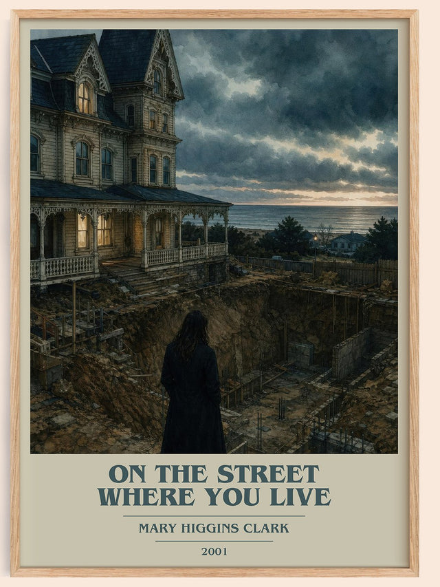 On the Street Where You Live Book Cover Poster by Mary Higgins Clark