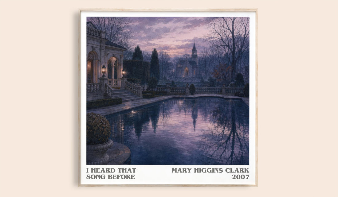 I Heard That Song Before literary book poster by Mary Higgins Clark – framed literary art print