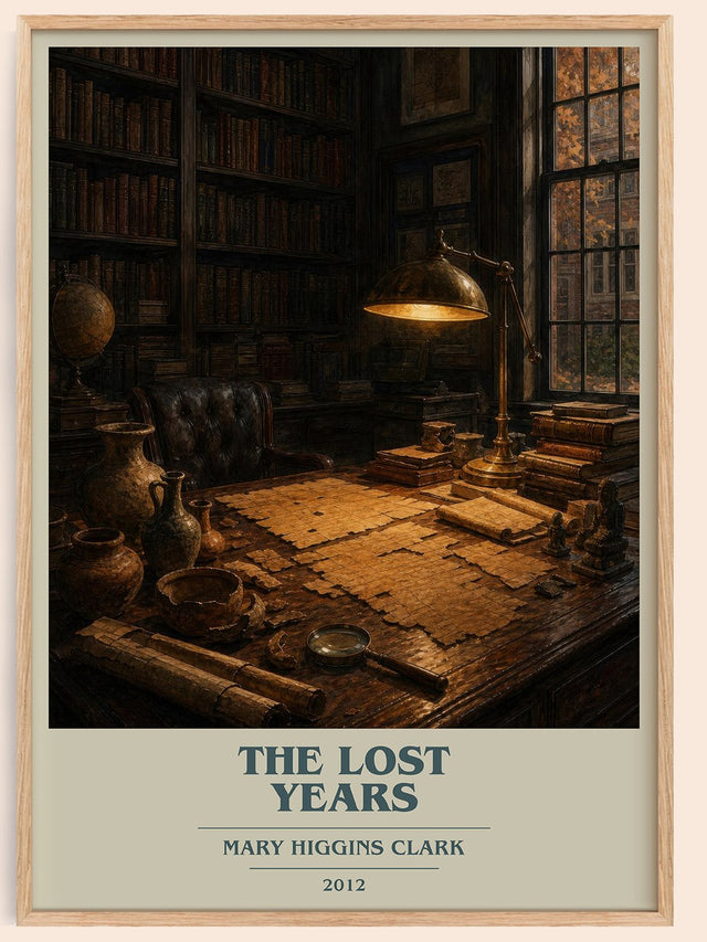 The Lost Years Book Cover Poster by Mary Higgins Clark