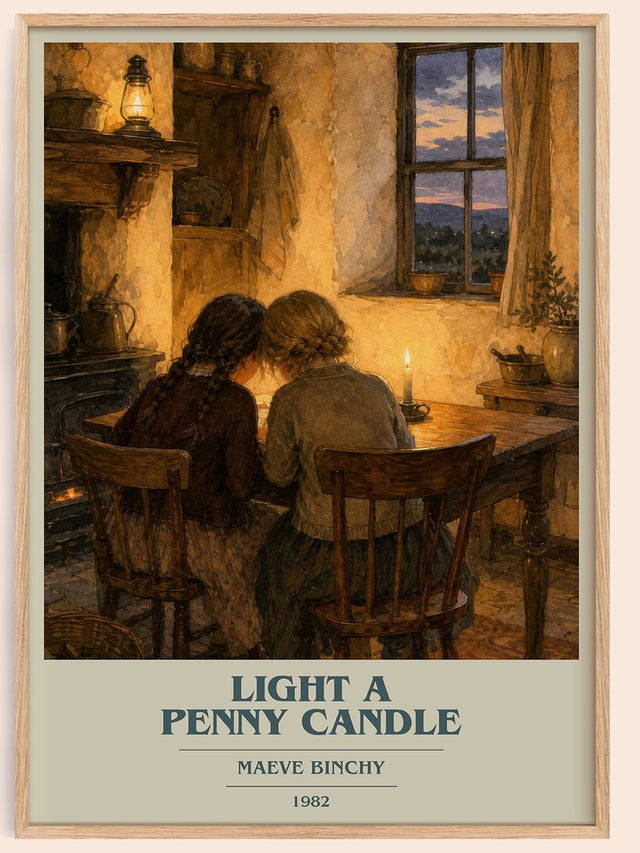 Light a Penny Candle Book Cover Poster by Maeve Binchy