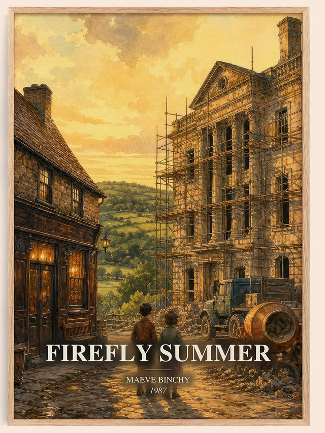 Firefly Summer Book Watercolour Illustration by Maeve Binchy