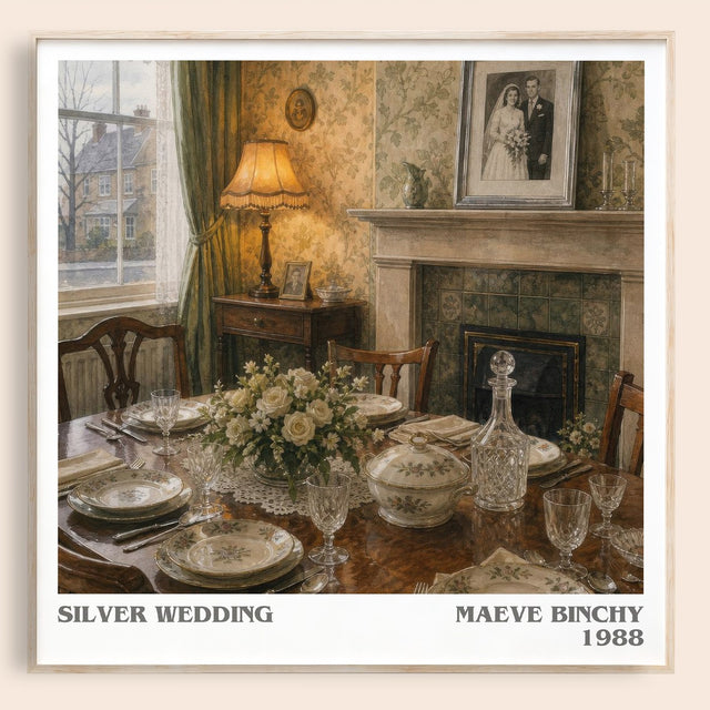 Silver Wedding Literary Art Print by Maeve Binchy