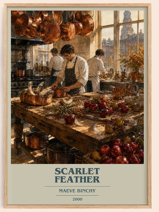 Scarlet Feather Book Cover Poster by Maeve Binchy