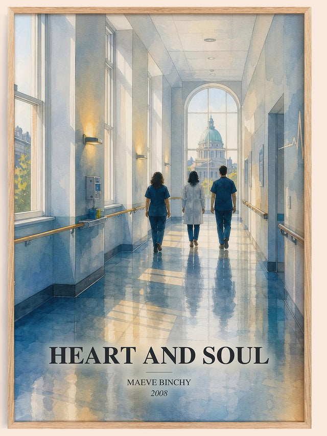 Heart and Soul Book Watercolour Illustration by Maeve Binchy