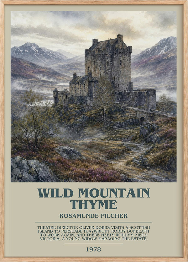 Wild Mountain Thyme Bookish Wall Art by Rosamunde Pilcher