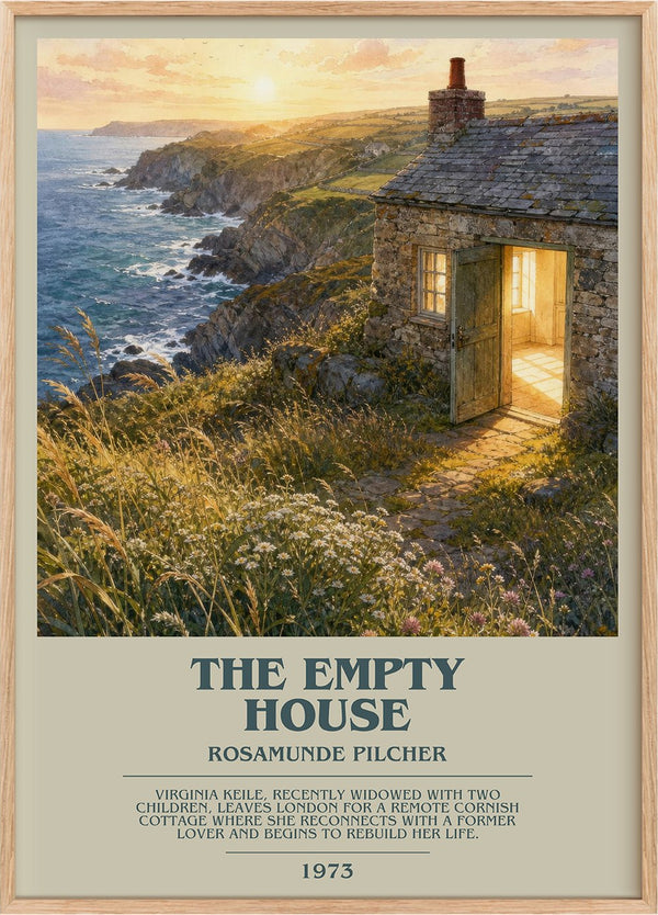 The Empty House Bookish Wall Art by Rosamunde Pilcher
