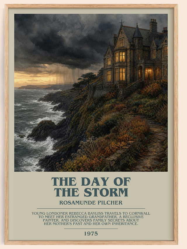 The Day of the Storm Bookish Wall Art by Rosamunde Pilcher