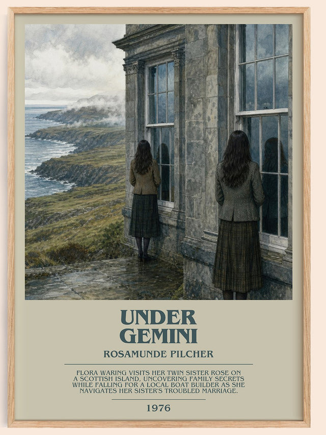 Under Gemini Bookish Wall Art by Rosamunde Pilcher