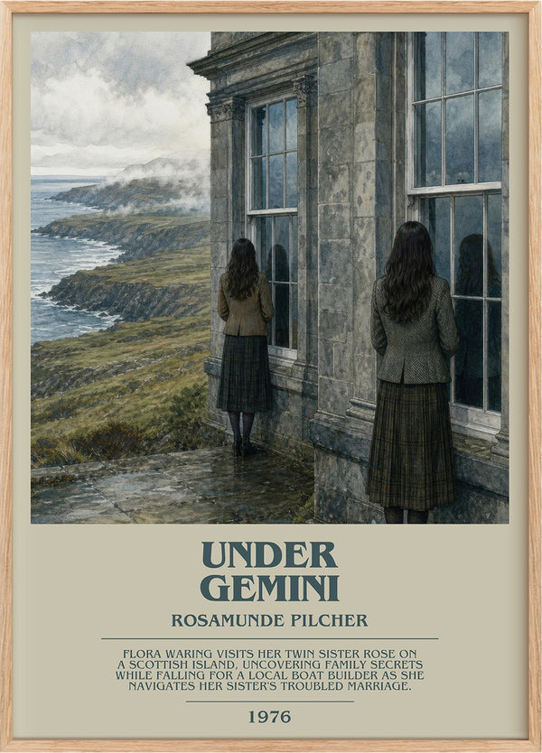 Under Gemini Bookish Wall Art by Rosamunde Pilcher