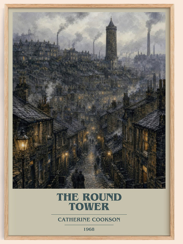 The Round Tower Book Cover Poster by Catherine Cookson