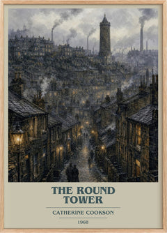 The Round Tower Book Cover Poster by Catherine Cookson